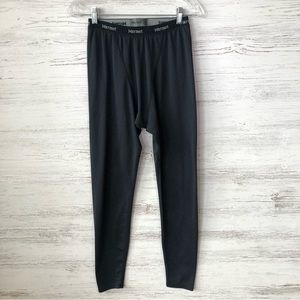 Marmot Black Base Layer Leggings